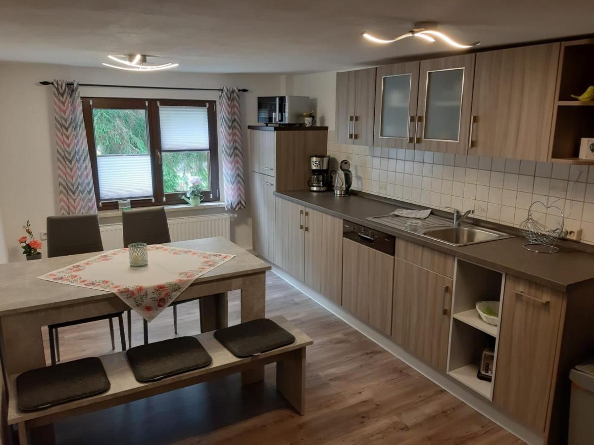Familienfreundliche Ferienwohnung Zschorlau 外观 照片