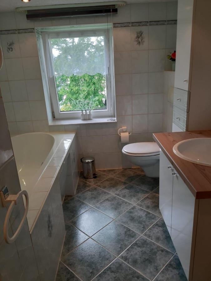 Familienfreundliche Ferienwohnung Zschorlau 外观 照片